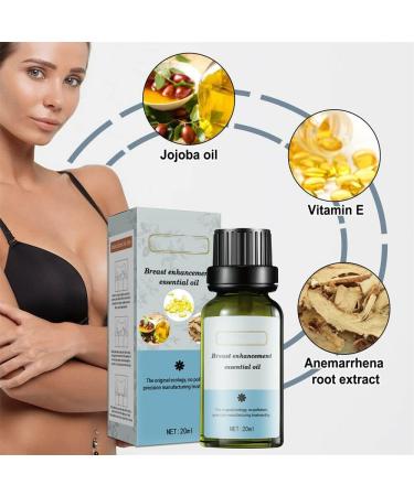 Essential Oil & Plant Extracts - Breast Tightening & Enlarging Massage Oil (3 Pieces) - Anti-Sagging Serum for Lifting Bust - Buy Online on GoSupps.com
