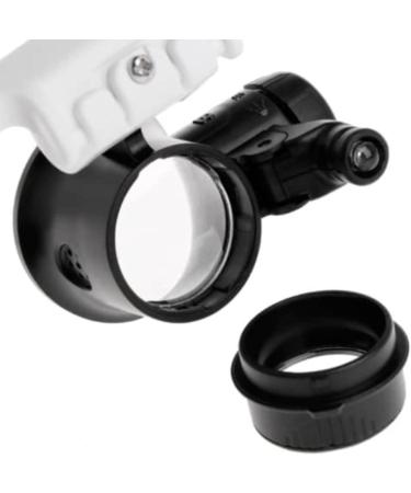 Professional Adjustable Headband Double Eye Clock Repair Loupe with 2 LED Lights 8X 15X 23X Magnifier Head Mounted ES for Reading Sewing Watch Electronic Repair Full of Stars - Buy Online on GoSupps.com