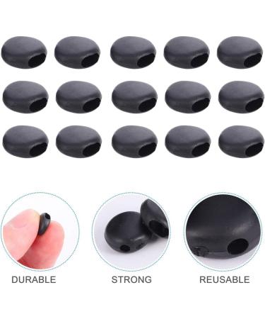 Ultechnovo 500 Elastic Plastic Buckle - Slipproof Mask Accessories & Face Cover Adjusting Cord - Black 1x1cm - Buy Online on GoSupps.com