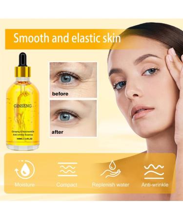  HADAVAKA Ginseng Face Serum Nourishing Hydration Softening Hydration Easily Absorbed Fresh Face Moisturising Essence Wrinkles & Reduce Fine Lines Hydrate & Moisturise For All Skins (2PCS) - Buy Online on GoSupps.com