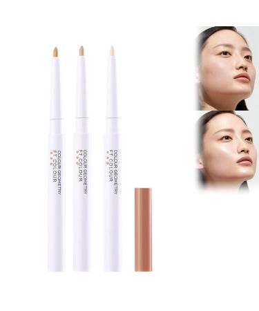 Concealer Pen, High Coverage Concealer, Concealer Pen Against Dark Circles, Waterproof Concealer, Natural Long-Lasting Contour Concealer Pen, 3 Pieces - Buy Online on GoSupps.com