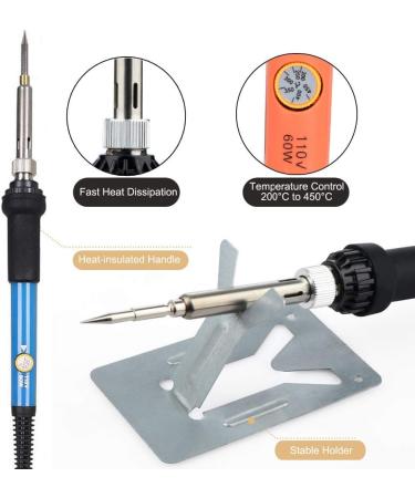 Adjustable Temperature Wood Burning Kit 46 Pcs for Adults - Pyrography Pen Tool - Buy Online on GoSupps.com