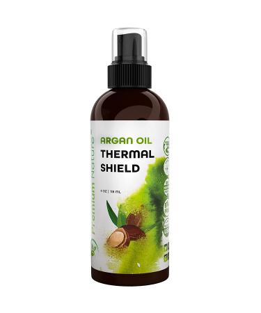 Argan Oil Heat Protectant Spray - Thermal Hair Protector for Flat Iron, Heat Styling & Frizz Control - Buy Online on GoSupps.com