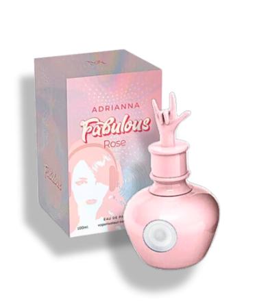 Adrianna Fabulous Rose for Women Eau de Parfum 3.4 Fl. Oz Fruty floral Aromatic fragrance for women.