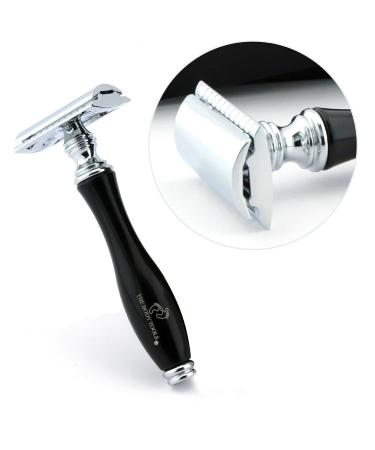 Premium Men's Shaving Set - Safety Razor & Badger Hair Brush for Luxurious Shaving Foam | The Body Tools - Buy Online on GoSupps.com