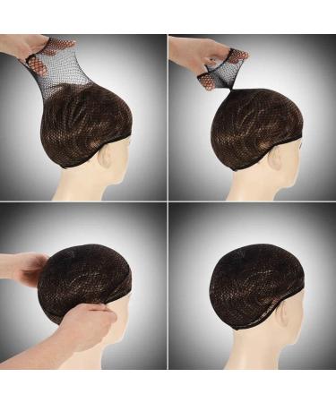 Buy Yangwen 6PCs Black Mesh Wig Caps - Optimal Comfort & Fit for All Wigs - Buy Online on GoSupps.com