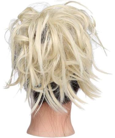 Fashion Tousled Hair Extensions Scrunchie in Brown and Blonde - Instant Ponytail Wig for a Stylish Updo - Buy Online on GoSupps.com