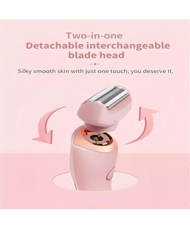 Women s Electric Razor Hypoallergenic Waterproof Rechargeable Digital Display Safe for Sensitive Skin 2 in 1 Triple-Blade Shaver for Face Legs Underarms & Bikini (Pink) - Buy Online on GoSupps.com