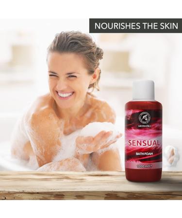 Bath Foam Sensual - 34 Fl Oz | Relaxing Aromatherapy & Wellness for a Good Sleep - Luxury Spa Bubble Bath Experience - Buy Online on GoSupps.com
