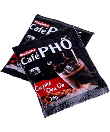 Coffee Pho black soluble MAC COFFEE 10x16g Vietnam - Buy Online on GoSupps.com