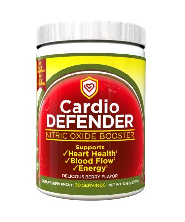 Cardio Defender - Cardio Heart Health, Body & Mind Booster - L-Arginine Supplement with 5,200mg L-Arginine & 1,200mg L-Citrulline - Heart Health & Cardiovascular Support