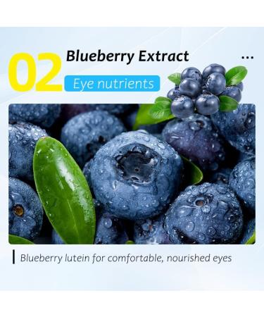 Ellisalano 300 Capsules Pet Blueberry Lutein Chewable Vision Support TabletsEye Care Supplement for Dogs and Cats - Buy Online on GoSupps.com