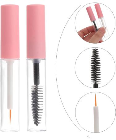 Ciieeo 6pcs Eyeliner Stick Eyelash Brush Mini Containers Pet Shadow Tip Liner Tubes Make up Travel 10.5x1.5cm Pink - Buy Online on GoSupps.com