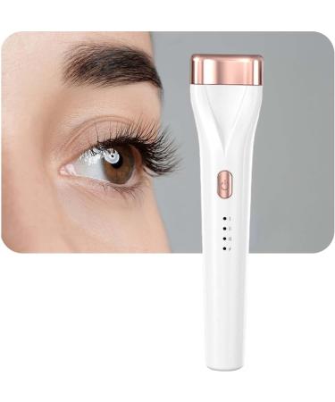 Electric Heated Eyelash Curler Lash Curler Lightweight Quick Curling Rechargeable Handheld USB Heater for Travel White - Buy Online on GoSupps.com