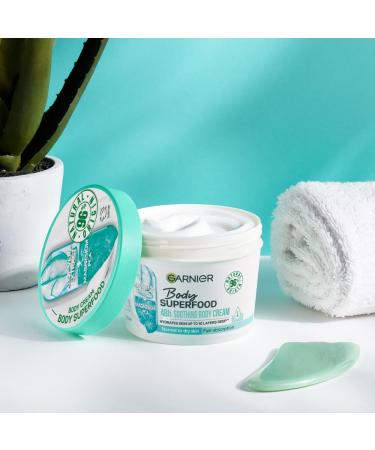 Garnier Body Superfood Body cream Aloe With Soothing Effect And Quick Absorption 12.8 Fl.Oz - Buy Online on GoSupps.com