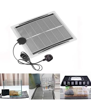 Reptile Heat Pad Adjustable Temperature Control Lizard Terrarium Heating Mat for Small Animals Snake Turtle Bearded Dragon Gecko (15W) - Buy Online on GoSupps.com