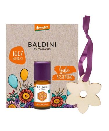 Baldini Get Well Soon Mini Fragrance Set with Wooden Flower 1
