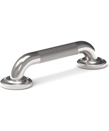 AquaChase 1-1/4 Knurled Grab Bar - ADA Compliant Bath Safety Handrail | Heavy Duty 500lbs Support - 9 Brushed Nickel | Mobility Aid for Seniors & Disabled - Buy Online on GoSupps.com