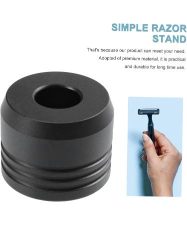 Magiclulu Shaver Holder for Safety Razors - Stable Small Aluminum Stand & Practical Desktop Container (4x4cm) - Optimize Your Shaving Experience - Buy Online on GoSupps.com