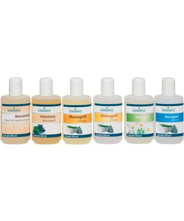 Sample Set Massage Oil - 6x50ml Physiotherapy Oils for Optimal Relaxation & Wellness | International Shipping - Buy Online on GoSupps.com