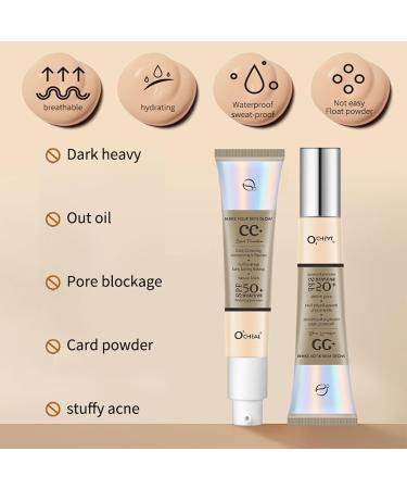 EONFAVE EONFAVE Ivory CC+ Cream Foundation with SPF 50+ - Buy Online on GoSupps.com
