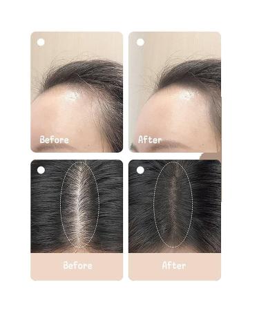 Glowhouse Hairline Powder - Waterproof Root Touch Up & Concealer Stick for Thinning Hair with Stencils (Black) | Quick & Easy Hairline Shading - Buy Online on GoSupps.com