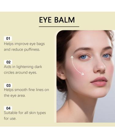  Hjatirace Women's Eye Cream Stick Moisture Boost 5g Anti-Puffiness Stick Under-Eye Moisturizer Easy Application For Morning Evening Travel Work - Buy Online on GoSupps.com