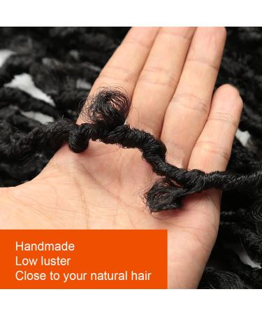 Burgundy Twist: New Butterfly Locs Crochet Hair 20inch Goddess Locs for Black Women - 6 Packs Pre-Looped Braids (20inch T/BUG) - Buy Online on GoSupps.com