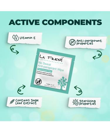 La Fresh Travel Lite Antiperspirant and Body Wipes - 200 Individually Wrapped Deodorant Wipes for Adults Men and Women Travel Essentials Fresh 200 Count (Pack of 1) - Buy Online on GoSupps.com