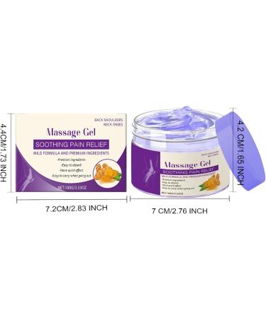 Soothing Gel Relieving Body Cream 100 Grams Gel for Relief of Muscles and Joints in Back Knee Foot Shoulder Neck Hand Ankle Hip Elbow - Buy Online on GoSupps.com
