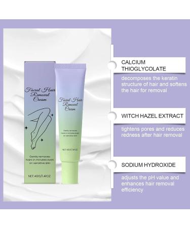 G n rique Nourishing Cream - Painless Special Facial Hair Removal Cream | Hassle-Free Facial Care | Women's Face and Body Hair Removal | Hair Removal for Women - Buy Online on GoSupps.com