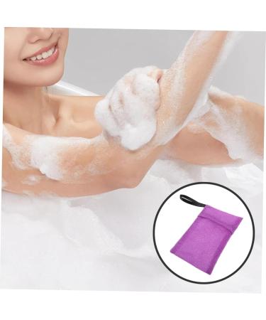 minkissy Bath Bag Shampoo Soap Cleansing Nylon Purple Gloves - Buy Online on GoSupps.com