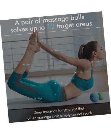 Frcolor Silicone Massage Ball - Yoga Tuning & Mobility Balls for Plantar Fasciitis Relief | Gunkel Roller Tool for Foot Fitness - Buy Online on GoSupps.com