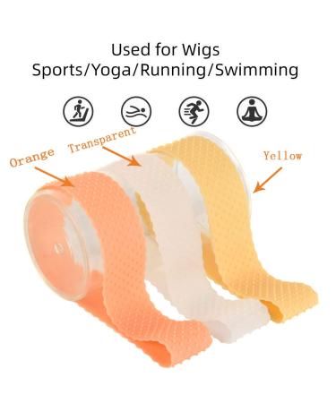 Transparent Silicone Non-Slip Wig Grip Headband for Women - Comfort Elastic Wig Fix for Sports & Yoga - Buy Online on GoSupps.com