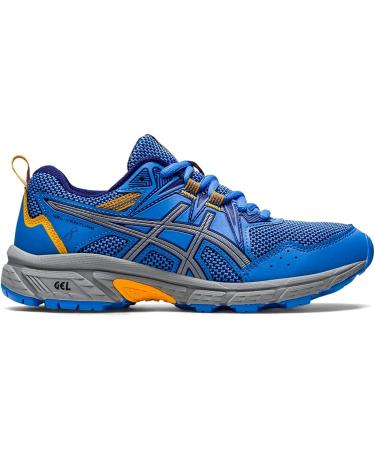 ASICS Kid's Gel-Venture 8 Grade School Running Shoes - Blue Coast/Dive Blue - Size 4 Big Kid - Buy Online on GoSupps.com