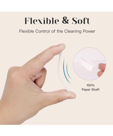 MEIPO Spiral Head & Ear Spoon Cotton Swab Buds (4Pack-800pcs) - Gentle Makeup Removal & Ear Cleaning - Buy Online on GoSupps.com