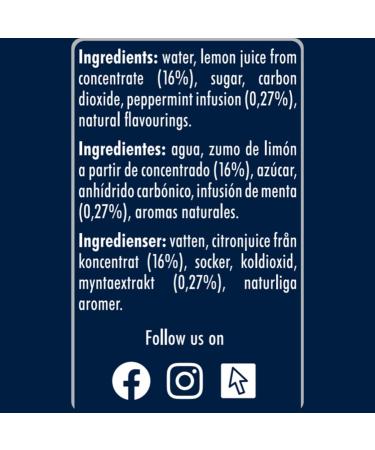 SanPellegrino Naturali Natural Mineral Water with Lemon and Mint Flavor Gas 6x33cl - Buy Online on GoSupps.com