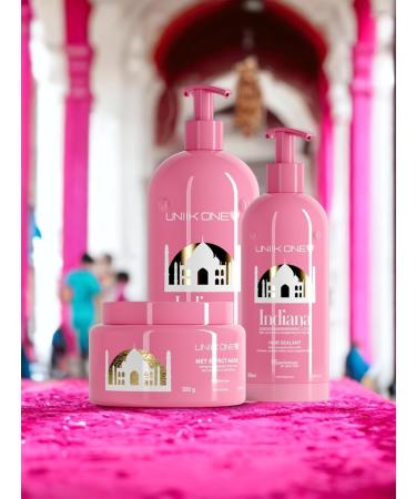 UNIIKON - Nourishing and Moisturizing Organic Protein Gloss Treatment - Intense Shine and Extreme Smoothing - Long-Lasting Hold - All Hair Types - Indiana Gloss Range - 1000 ml - Buy Online on GoSupps.com