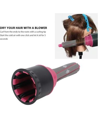 Hair Dryer Curling Nozzle Hair Dryer Curling Attachment Rotation Hairdryer for Home - Buy Online on GoSupps.com