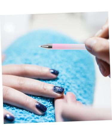 MERRYHAPY 1 Set Nail Art Drill Pen Glue Pens for Crafting DIY Nail Art Pen Nail Art Point Pen Striping Liner Brush Manicure Nail Pen Nail Art Paint Pen Wax Pen for Rhinestones Nail Tools Abs - Buy Online on GoSupps.com