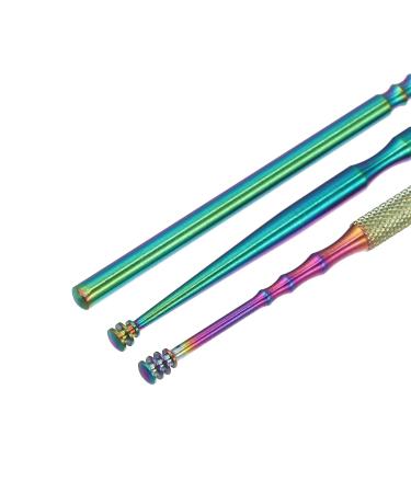 VOCOSTE 6Pcs Stainless Steel Ear Cleansing Tool Set with Storage Case - Anti-slip Design, Multicolor - Ear Care Set - Buy Online on GoSupps.com