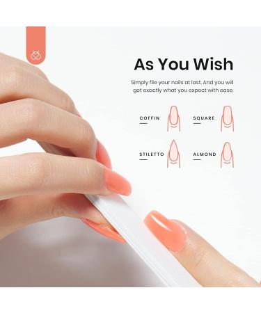 Beetles Poly Extension Gel Kit - 6 Colors Brown & Rose Gold Glitter, French Manicure Trial Set for DIY Salon Nail Art at Home - A-Rose Gold 0.50 oz (Pack of 6) - Buy Online on GoSupps.com