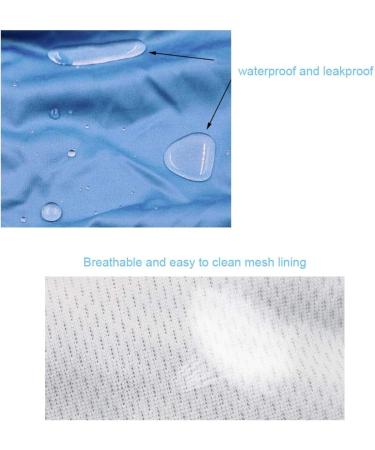 Adjustable Washable Adult Diaper Pants - Reusable Cloth Diaper for Incontinence (Dark Blue) - Buy Online on GoSupps.com