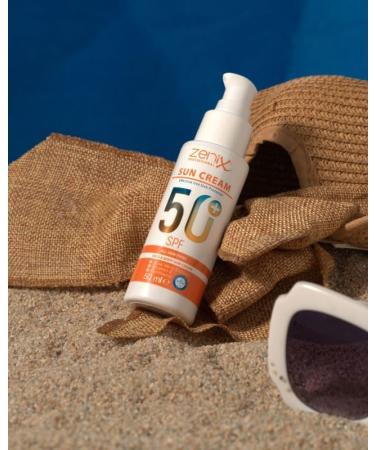  zenix Zenix Professional Sun Cream - SPF 56+ Sunscreen - Effective UVA/UVB protection for sports swimming sunbathing winter sports and more - Buy Online on GoSupps.com