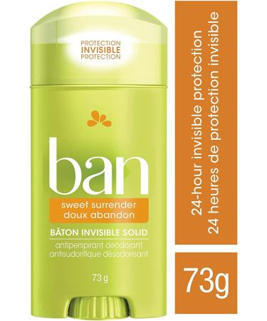 Ban Sweet Surrender 24-Hour Invisible Solid Antiperspirant Deodorant 73 G - Buy Online on GoSupps.com