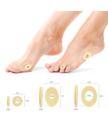 Welnove Corn Cushions for Toes - Water-Resistant Self-Stick Callus Cushions Pain Relief & Protection - 45 Count - Buy Online on GoSupps.com