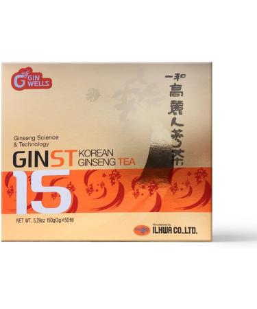 Ilhwa Ginst15 Korean Ginseng Tea 50 Piece 50 Units - Buy Online on GoSupps.com