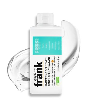 Excuse My Frank Hydrating Gel Toner Korean Soothing Skincare Refreshing Moisturizer for Face Calming Skin Hydrating Gentle Facial Toner for Women All Skin Types (1 Pack)