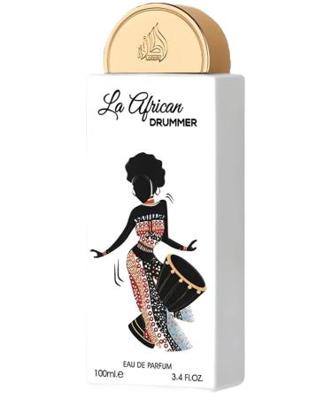 Lattafa Pride La African Drummer Eau de Parfum Spray for Women 3.4 Ounce Aromatic Spicy