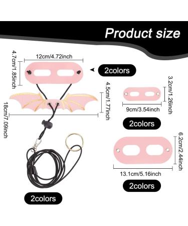WEBEEDY 2 Sets Bearded Dragon Lizard Harness Leash 3 Size Pack Leather Adjustable Dinosaur Wing Lizard Harness Leash for Bearded Dragon Lizard Reptiles Safety Outdoor Walking - Buy Online on GoSupps.com